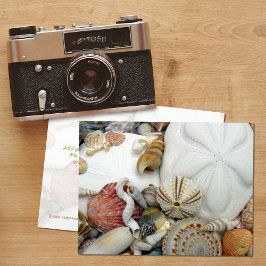 Cartão postal em branco de duas moedas de areia