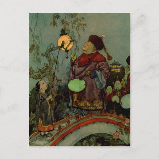 Cartão Postal “Em Busca de um Rouxinol” por Edmund Dulac