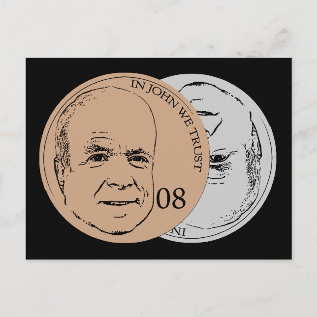 Cartão Postal Em John, Confiamos (Frente)
