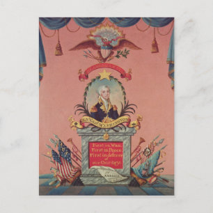 Cartão Postal Em Louvor a George Washington