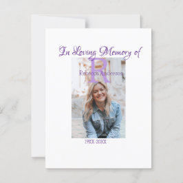 Cartão Postal Em memória carinhosa de lembrança conserva ano n