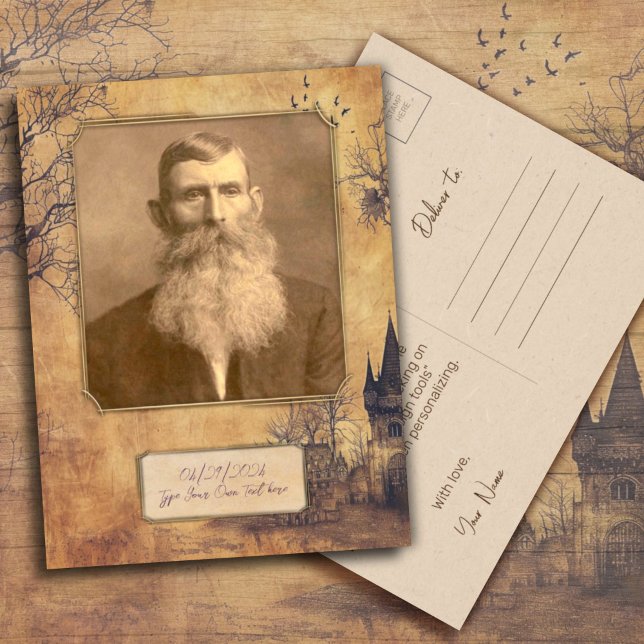 Cartão Postal Em Memória do Avô Avó Antigo (Criador carregado)