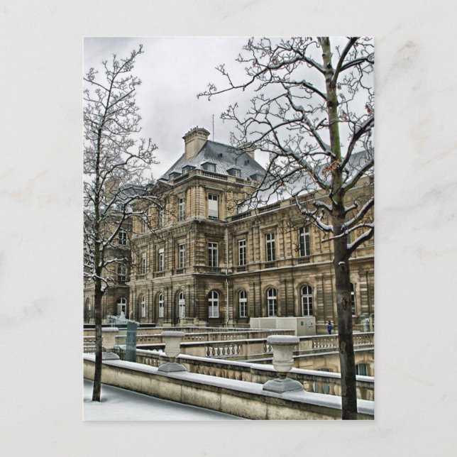 Cartão Postal Em Paris (Frente)