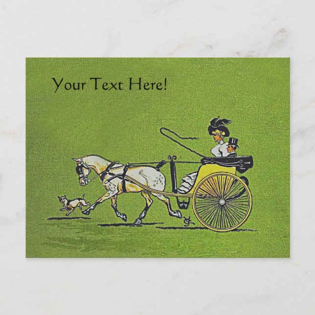 Cartão Postal Em Paris (Frente)