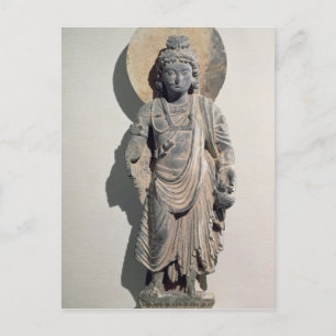 Cartão Postal Em pé, Bodhisattva Maitreya, século 3