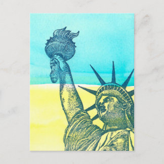 Cartão Postal Em pé com a Ucrânia