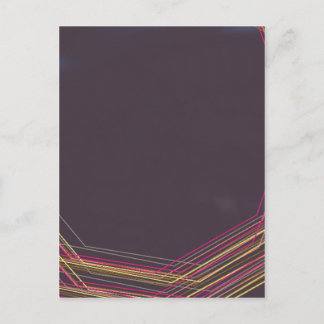 Cartão Postal em preto 0900 abstrato art