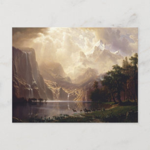 Cartão Postal Em Sierra Nevada, Califórnia, por Bierstadt