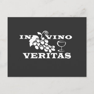 Cartão Postal Em vino veritas
