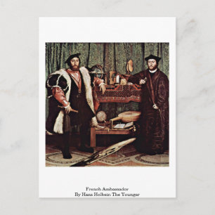 Cartão Postal Embaixador Francês Por Hans Holbein, O Mais Novo