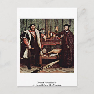 Cartão Postal Embaixador Francês Por Hans Holbein, O Mais Novo