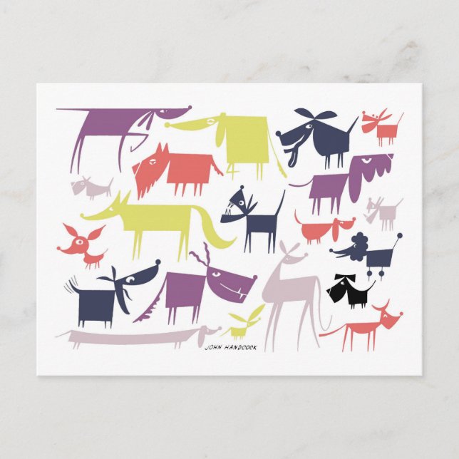 Cartão Postal Embalagem de cães (Frente)