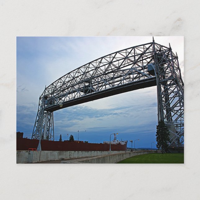 Cartão Postal Embarque sob a ponte de elevação (Frente)