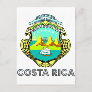 Cartão Postal Emblem costa-riquenho