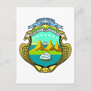Cartão Postal emblema da costa rica