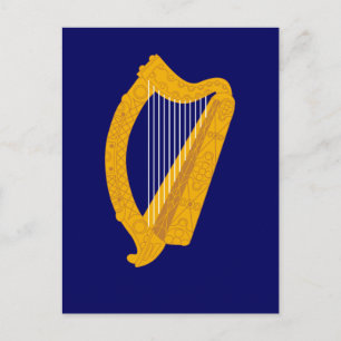 Cartão Postal emblema da irlanda