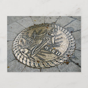 Cartão Postal Emblema da Segunda Guerra Mundial, Washington D.C.