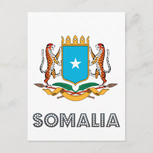 Cartão Postal Emblema da Somália