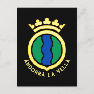 Cartão Postal Emblema de Andorra la Vella