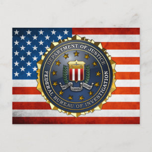 Cartão Postal Emblema do FBI