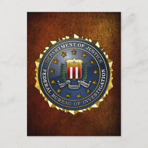 Cartão Postal Emblema do FBI