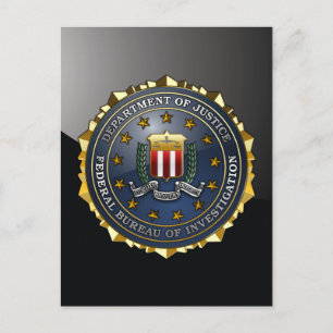 Cartão Postal Emblema do FBI
