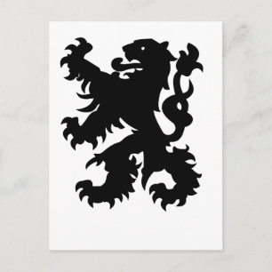 Cartão Postal Emblema do Leão Flamengo