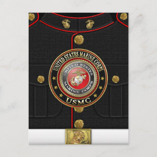 Cartão Postal Emblema do USMC [Edição Especial] [3D]