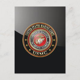 Cartão Postal Emblema do USMC [Edição Especial] [3D]