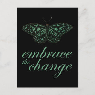 Cartão Postal Embrace mudar verde