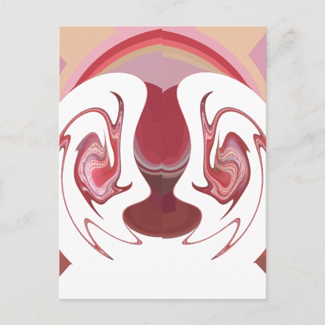 Cartão Postal Embres da Terra: Tapeçaria Texturizada da África (Frente)