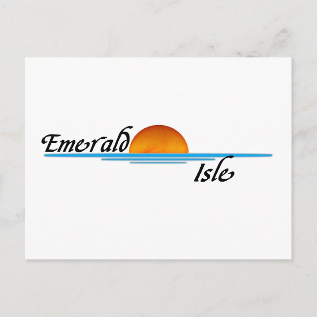 Cartão Postal Emerald Isle (Frente)