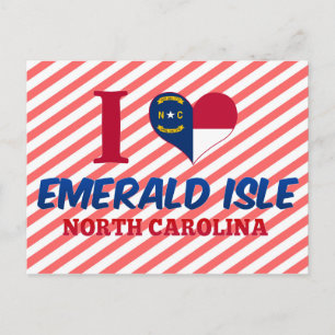 Cartão Postal Emerald Isle, Carolina do Norte