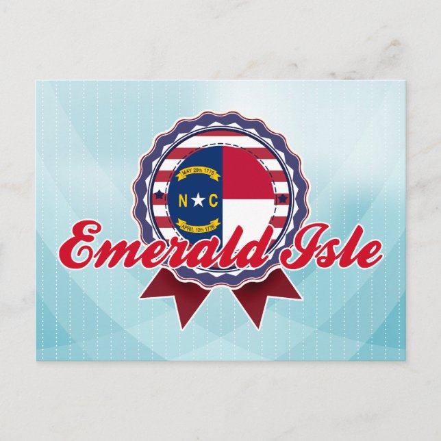 Cartão Postal Emerald Isle, NC (Frente)