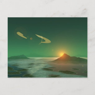 Cartão Postal Emerald Sunset