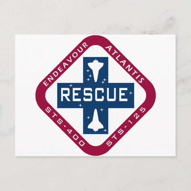 Cartão Postal Emergência STS-400 (Frente)