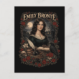 Cartão Postal Emily Brontë