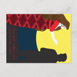 Cartão Postal Emily Bronte / design de presente Wuthering Height