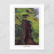 Emily Carr #383 - Cartão-postal de arte