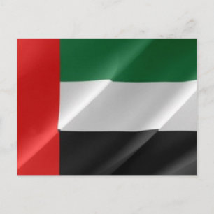 Cartão Postal Emirados Árabes Unidos - Bandeira -