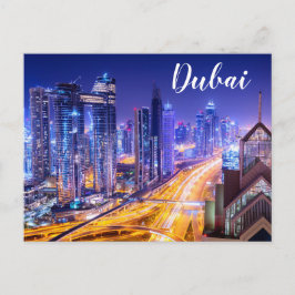 Cartão Postal Emiratos Árabes Unidos - Skyline Dubai