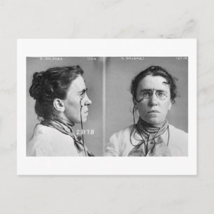 Cartão Postal Emma Goldman - anarquista, 1911