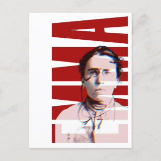 Cartão Postal EMMA Goldman, Feminista Anarquista História das Mu