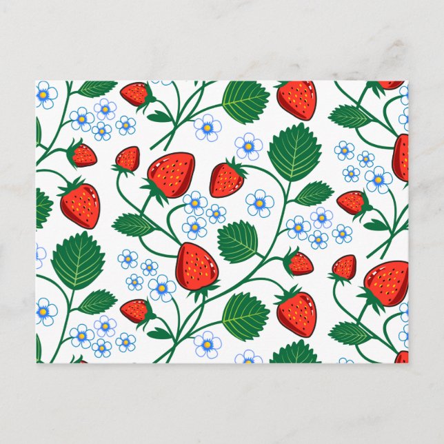 Cartão Postal Emma Janeway Strawberry (Frente)
