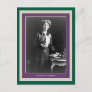 Cartão Postal Emmeline Pankhurst