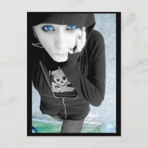 Cartão Postal Emo Child