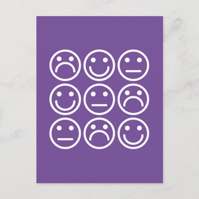 Cartão Postal emoções mistas (Frente)