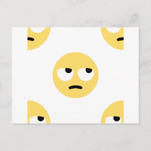Cartão Postal emoji eye roll