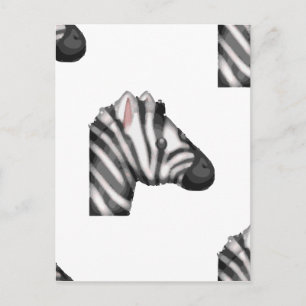 Cartão Postal emoji zebra