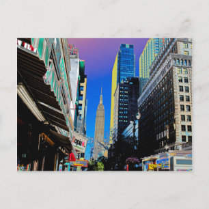 Cartão Postal Empire Sate Building, Poster de Nova Iorque, 42ª R
